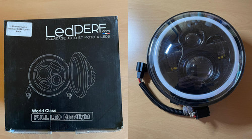 Schwarze full led optik mit - schwarze, full-led-optik