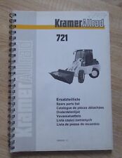 Kramer Allrad Radlader 721 Ersatzteilliste