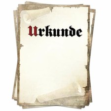 Briefpapier A4 alt vintage antik nostalgisch 30 Blatt Urkunde retro Marmorpapier