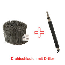 Peddinghaus Drillapparat und 1000 Drahtschlaufen 14cm SET, Bewehrungsstäben