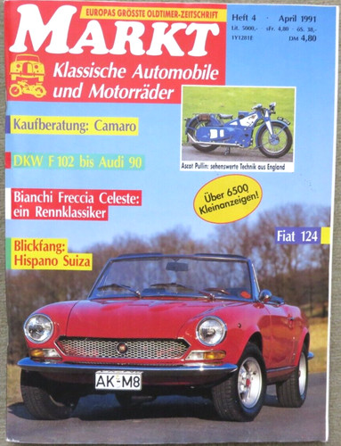 Oldtimer markt heft - heft, von