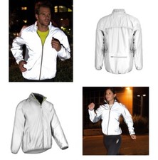 Voll reflektierende Unisex Jacke - Laufjacke / Sportjacke für Damen & Herren