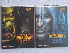 Warcraft III 3 + Frozen Throne - Blizzard - 2 x Offizielles Lösungsbuch - TOP