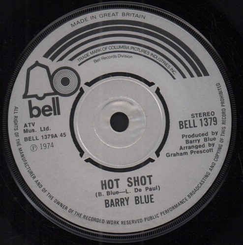Barry blue hot shot vinyl - barry,