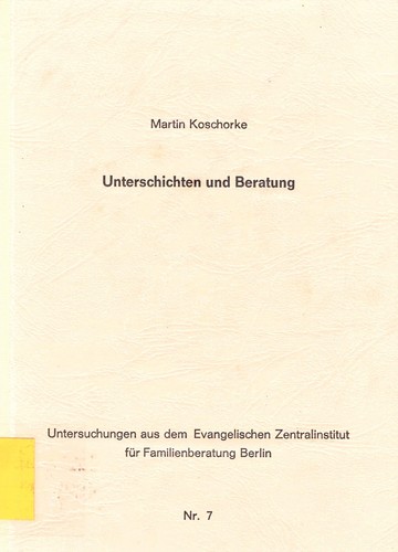Unterschichten und beratung - unterschichten,