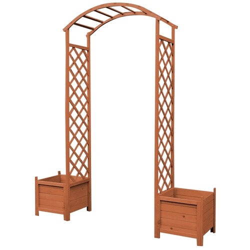 Rosenbogen holz pergola - rosenbogen,