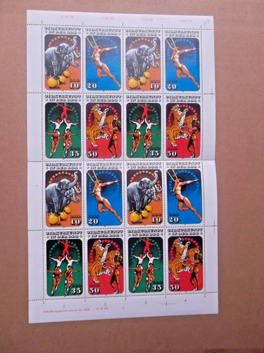 Ddr bogen briefmarken - ,