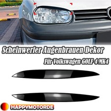 Für Volkswagen GOLF 4 MK4 IV 1997-2006 GFK Frontscheinwerfer Augenbrauen Dekor