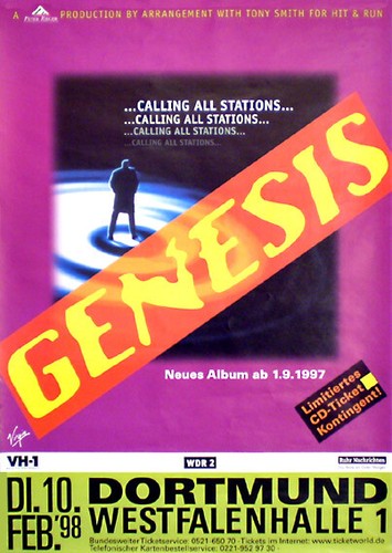 Genesis konzertplakat von - konzertplakat,
