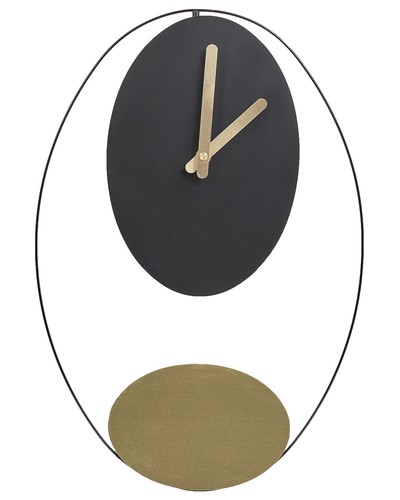 Wanduhr mit pendel schwarz - wanduhr,