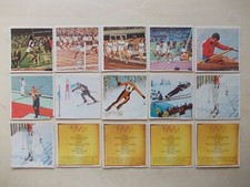 15 "Halbe" Sammelbilder Ernst Huberty Olympische Spiele Sammlung Konvolut