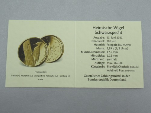 Euro goldmünze 2021 - euro,