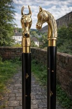 Viktorianischer gehstock mit - viktorianischer,