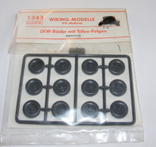 WIKING Modellauto Zubehör LKW Räder  1343 mit Trilex - Felgen Preis SCHWÄRZUNG