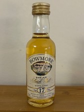 Whisky-Miniatur: Bowmore  - single Malt - Islay -17Y-43% - 5cl - neu