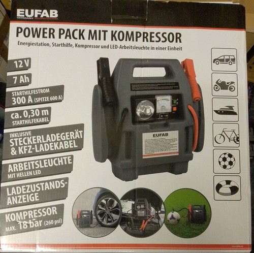 Eufab starthilfegerät 16643 - starthilfegerät,