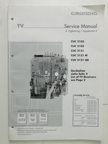 Grundig service manual cuc - tv,