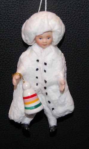 Watte wattefigur winterkind - watte,