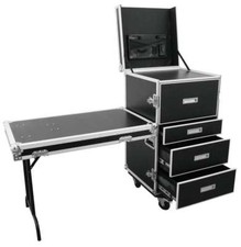 Schubladencase WDS-1 Tisch, Pult & Rollen Tourcase Regie Case Wagen ROADINGER
