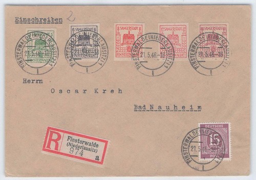 Finsterwalde brief 5 46 - finsterwalde, 21.5.46