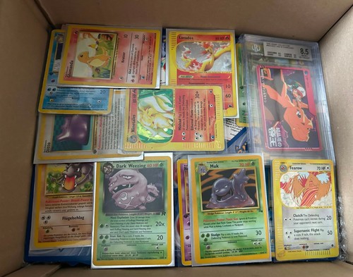 Alte pokemon karten - karten, sammlung