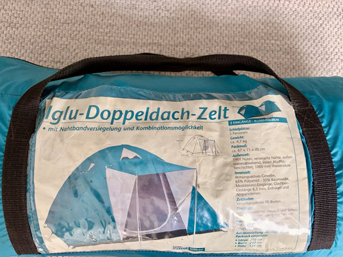 Iglu kuppel doppelwandzelt - iglu, 3p