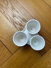 3er Set kleiner Blumentopf, Übertopf, weiß, Keramik, IKEA
