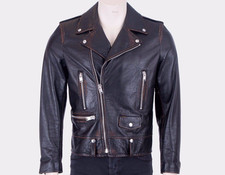 Herren braun lederjacke echtes - herren,