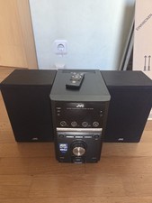Schwarze JVC Hifi Stereoanlage