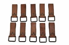 10x Koppelschlaufe, Koppel, Schlaufe, Leder, 