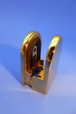 Glasscheiben Halter vergoldet