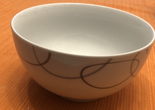 Müslischale mit linienmuster - mit,