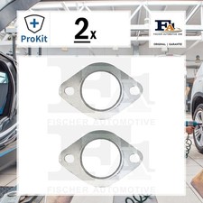 2x ORIGINAL® Fa1 Dichtung, Abgasrohr Rechts für VW KAEFER Cabriolet KAEFER