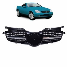 Kühlergrill schwarz chrom - schwarz, /