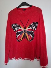 Damen Pullover,rot, Gr. XL