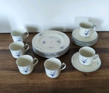 Villeroy & Boch V&B Vieux Luxemburg Kaffee Service für 6 Personen Tassen Teller 