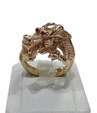 Ring drache gelbgold 750 - drache, 750%