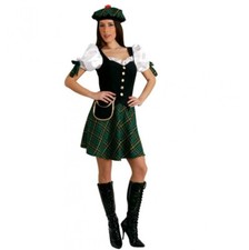 Schottin kostüm für damen - kostüm,