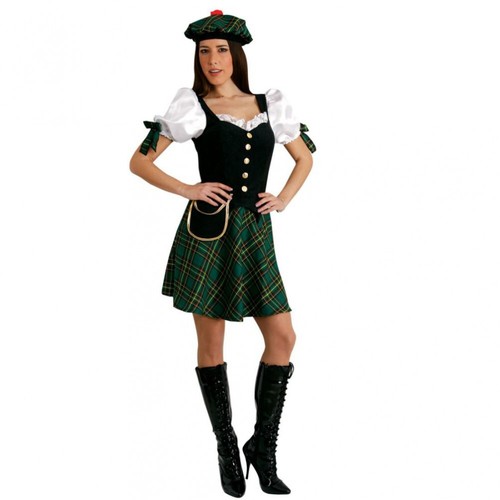 Schottin kostüm kleid - kostüm,
