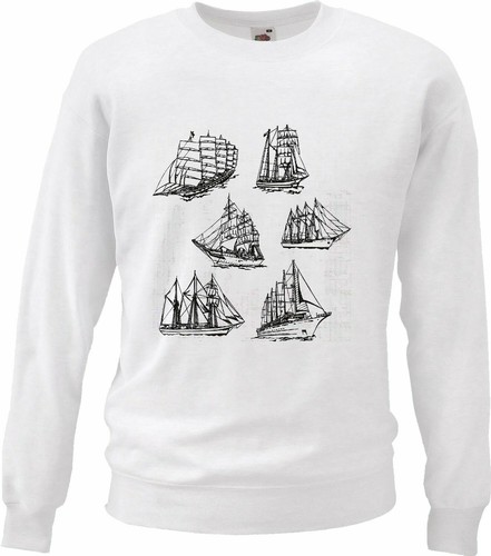 Sweatshirt segelboot - sweatshirt,