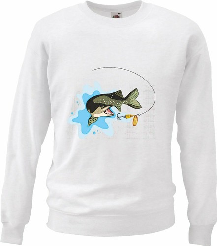 Sweatshirt forelle karpfen - forelle,