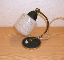 50er 60er Tischlampe Leuchte  Messing Schrumpflack 50s 60s lamp Vintage