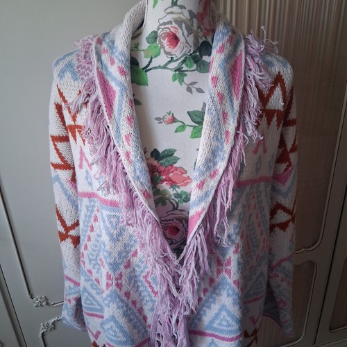 Strickjacke mit - ,