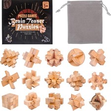 Knobelspiele holz puzzle - knobelspiele,