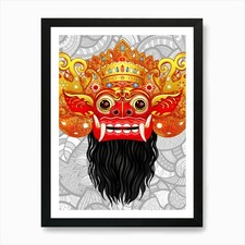 Buddhistische Maske - Barong
