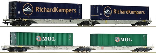 Roco doppeltragwagen aae - 2x,