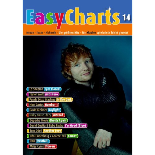 Schott music easy charts - easy, 14