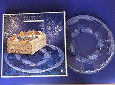 WMF Tortenplatte Winterträume - 33cm - rund auf Füßen -  2cm hoch - Neuwertig