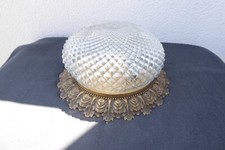 Schöne Messing / Glaslampe