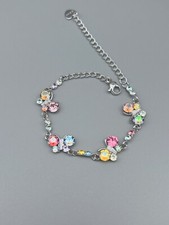 Elegantes „Schmetterlingtaz“ Armband mit Swarovski Kristall Damen Geschenk Neu